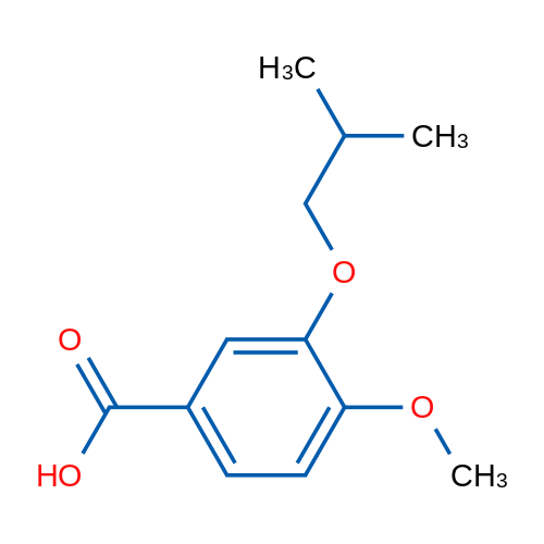 3-Isobutoxy-4-methoxybenzoic acid 1g