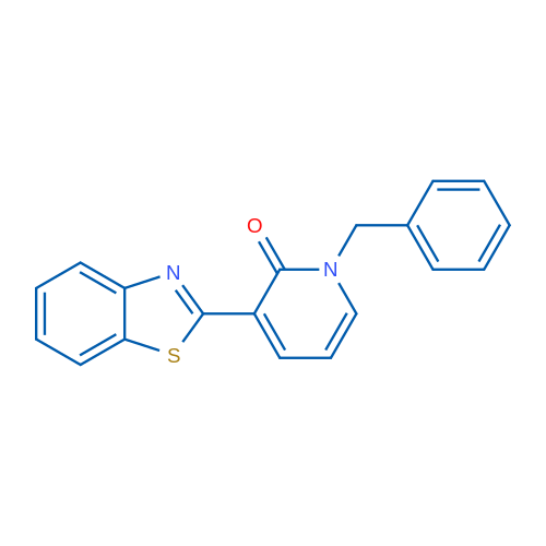 3-(1,3-Benzothiazol-2-yl)-1-benzyl-1,2-dihydropyridin-2-one 1g