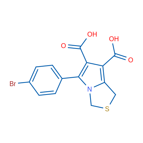 5-(4-Bromophenyl)-1H,3H-pyrrolo[1,2-c][1,3]thiazole-6,7-dicarboxylic acid 1g