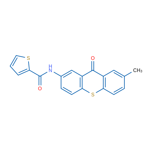 N-(7-Methyl-9-oxo-9H-thioxanthen-2-yl)thiophene-2-carboxamide 1g