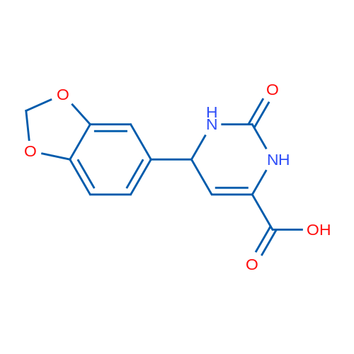 6-(Benzo[d][1,3]dioxol-5-yl)-2-oxo-1,2,3,6-tetrahydropyrimidine-4-carboxylic acid 1g