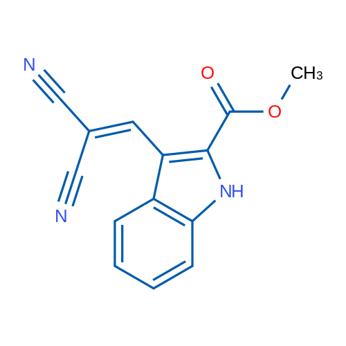 Methyl 3-(2,2-dicyanoeth-1-en-1-yl)-1H-indole-2-carboxylate 1g