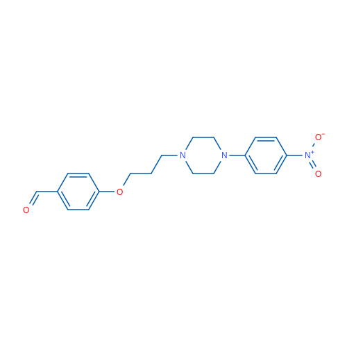 4-{3-[4-(4-nitrophenyl)piperazin-1-yl]propoxy}benzaldehyde 1g