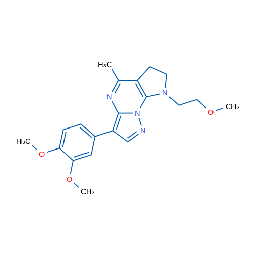 10-(3,4-Dimethoxyphenyl)-3-(2-methoxyethyl)-7-methyl-1,3,8,12-tetraazatricyclo[7.3.0.0^{2,6}]dodeca-2(6),7,9,11-tetraene 1g