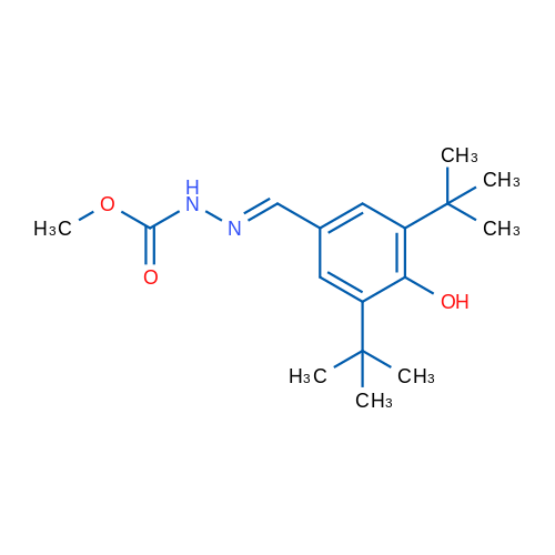 N'-[(1E)-(3,5-Di-tert-butyl-4-hydroxyphenyl)methylidene]methoxycarbohydrazide 1g