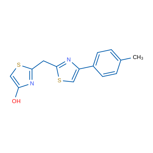 2-{[4-(4-methylphenyl)-1,3-thiazol-2-yl]methyl}-1,3-thiazol-4-ol 1g
