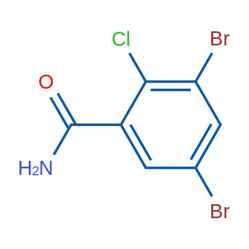 3,5-Dibromo-2-chlorobenzamide 5g