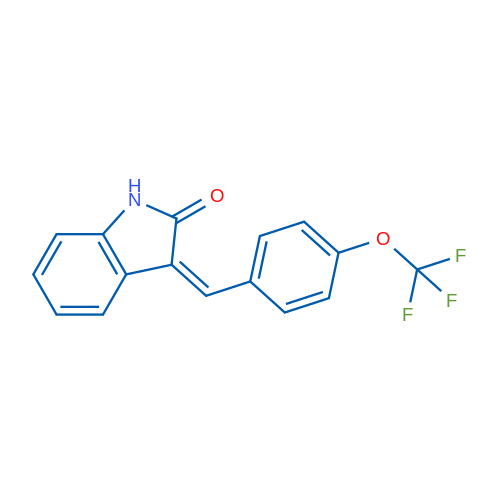 (3Z)-3-{[4-(trifluoromethoxy)phenyl]methylidene}-2,3-dihydro-1H-indol-2-one 1g
