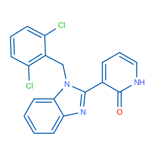 3-{1-[(2,6-dichlorophenyl)methyl]-1H-1,3-benzodiazol-2-yl}-1,2-dihydropyridin-2-one 1g