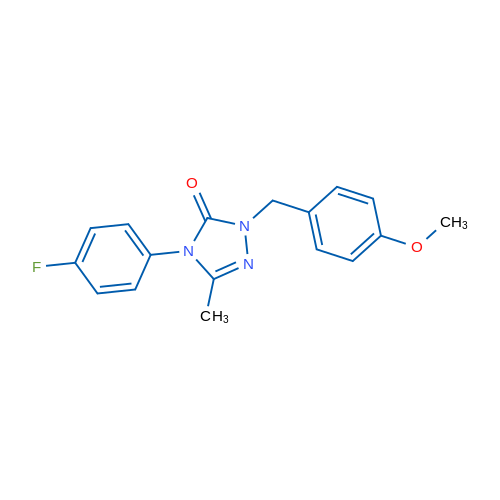 4-(4-Fluorophenyl)-1-[(4-methoxyphenyl)methyl]-3-methyl-4,5-dihydro-1H-1,2,4-triazol-5-one 1g