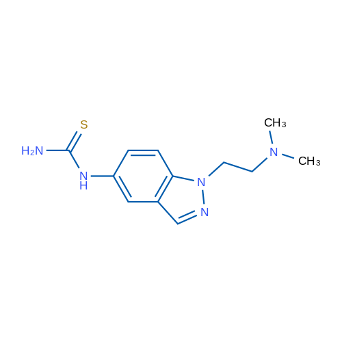 {1-[2-(dimethylamino)ethyl]-1H-indazol-5-yl}thiourea 1g