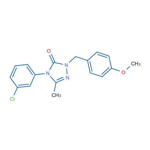 4-(3-Chlorophenyl)-1-[(4-methoxyphenyl)methyl]-3-methyl-4,5-dihydro-1H-1,2,4-triazol-5-one 1g