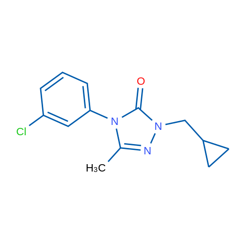 4-(3-Chlorophenyl)-1-(cyclopropylmethyl)-3-methyl-4,5-dihydro-1H-1,2,4-triazol-5-one 1g