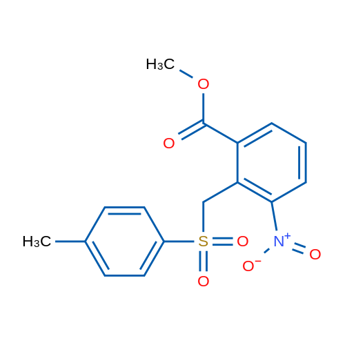 Methyl 2-[(4-methylbenzenesulfonyl)methyl]-3-nitrobenzoate 1g