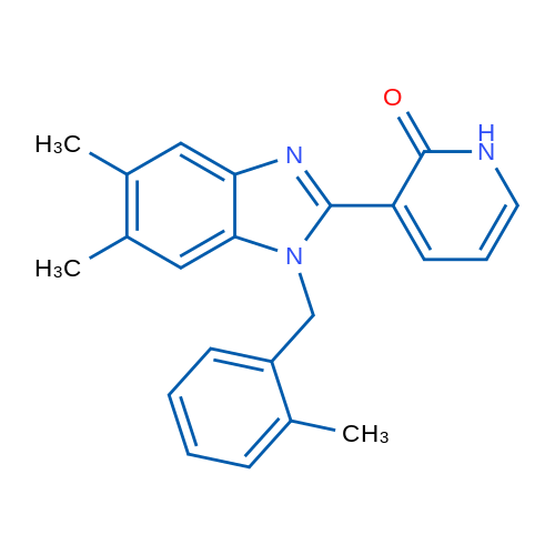 3-{5,6-dimethyl-1-[(2-methylphenyl)methyl]-1H-1,3-benzodiazol-2-yl}-1,2-dihydropyridin-2-one 1g