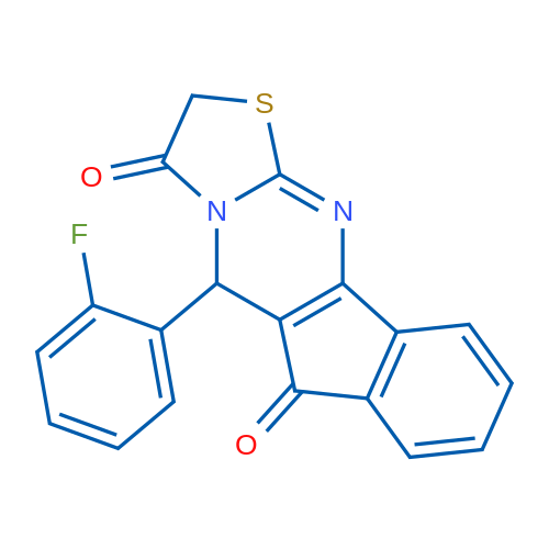 10-(2-Fluorophenyl)-14-thia-11,16-diazatetracyclo[7.7.0.0^{2,7}.0^{11,15}]hexadeca-1(9),2(7),3,5,15-pentaene-8,12-dione 10mg