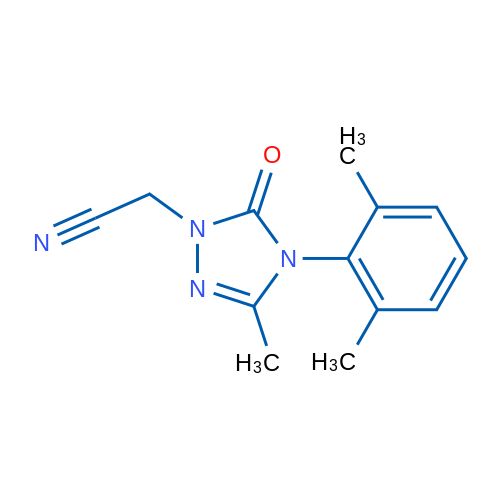 2-[4-(2,6-Dimethylphenyl)-3-methyl-5-oxo-4,5-dihydro-1H-1,2,4-triazol-1-yl]acetonitrile 1g