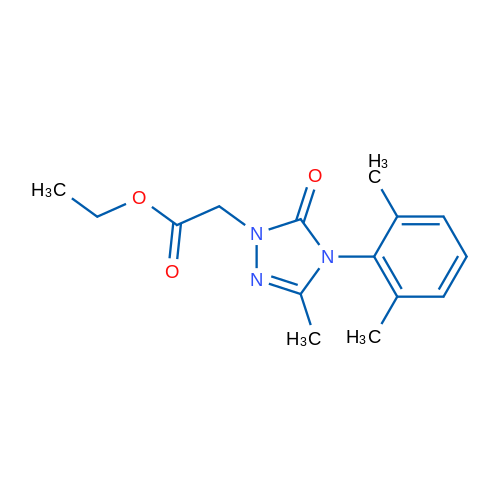 Ethyl 2-[4-(2,6-dimethylphenyl)-3-methyl-5-oxo-4,5-dihydro-1H-1,2,4-triazol-1-yl]acetate 1g