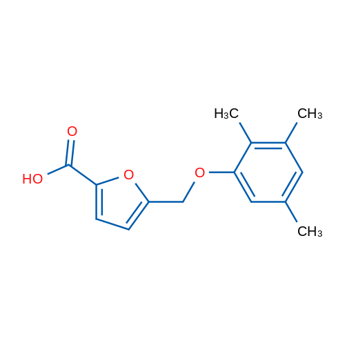 5-((2,3,5-Trimethylphenoxy)methyl)furan-2-carboxylic acid 5g