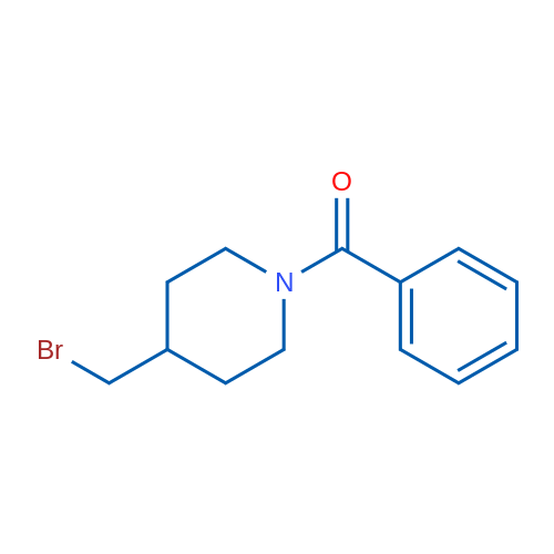 (4-(Bromomethyl)piperidin-1-yl)(phenyl)methanone 1g