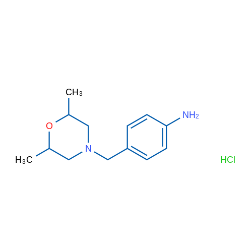 (4-[(2,6-DImethylmorpholin-4-yl)methyl]phenyl)amine hydrochloride 1g