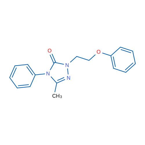 3-Methyl-1-(2-phenoxyethyl)-4-phenyl-4,5-dihydro-1H-1,2,4-triazol-5-one 1g
