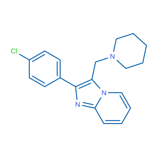 1-{[2-(4-chlorophenyl)imidazo[1,2-a]pyridin-3-yl]methyl}piperidine 1g