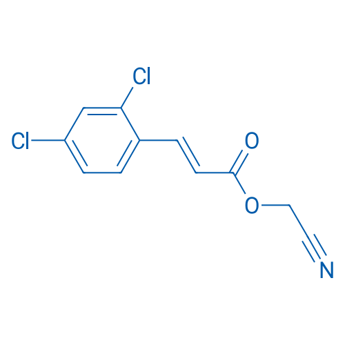 Cyanomethyl (2E)-3-(2,4-dichlorophenyl)prop-2-enoate 1g