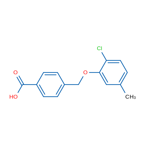 4-[(2-Chloro-5-methylphenoxy)methyl]benzoic acid 5g
