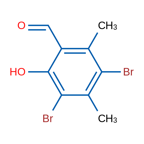 3,5-Dibromo-2-hydroxy-4,6-dimethylbenzaldehyde 1g