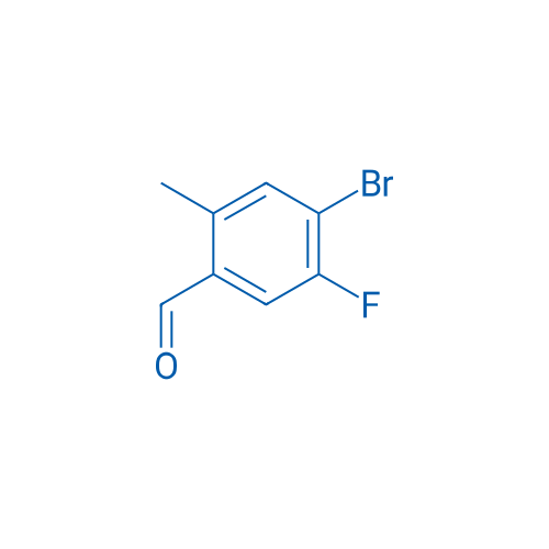 4-Bromo-5-fluoro-2-methylbenzaldehyde 250mg