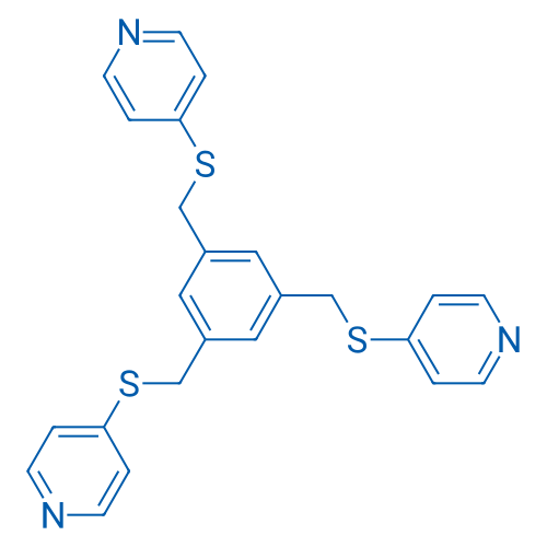 1,3,5-Tris((pyridin-4-ylthio)methyl)benzene 250mg