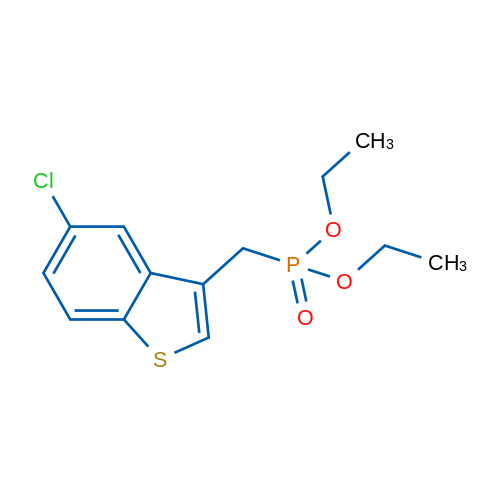 Diethyl [(5-chloro-1-benzothiophen-3-yl)methyl]phosphonate 1g