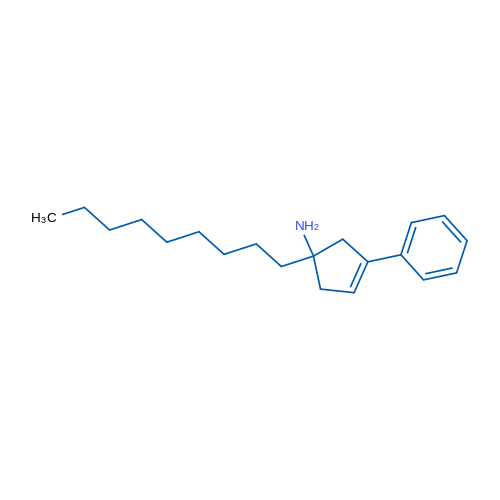 1-Nonyl-3-phenylcyclopent-3-enamine 1g