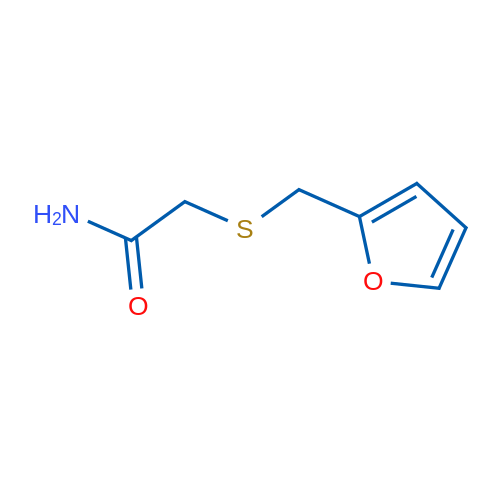 2-((Furan-2-ylmethyl)thio)acetamide 100mg