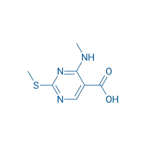 4-(Methylamino)-2-(methylthio)-5-pyrimidinecarboxylic acid 100mg