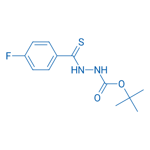 tert-Butyl 2-(4-fluorophenylcarbonothioyl)hydrazinecarboxylate 1g