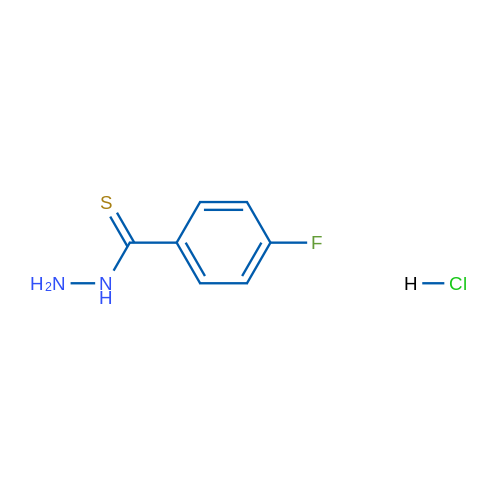 4-Fluorobenzothiohydrazide hydrochloride 1g