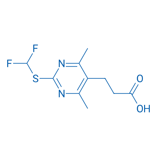 3-{2-[(difluoromethyl)sulfanyl]-4,6-dimethylpyrimidin-5-yl}propanoic acid 5g
