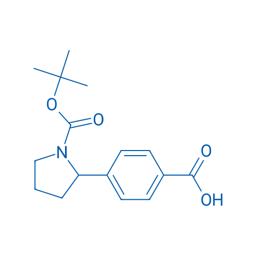 4-(1-(tert-Butoxycarbonyl)pyrrolidin-2-yl)benzoic acid 1g