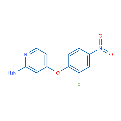 4-(2-Fluoro-4-nitrophenoxy)pyridin-2-amine 250mg