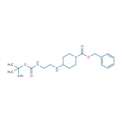 Benzyl 4-((2-((tert-butoxycarbonyl)amino)ethyl)amino)piperidine-1-carboxylate 1g