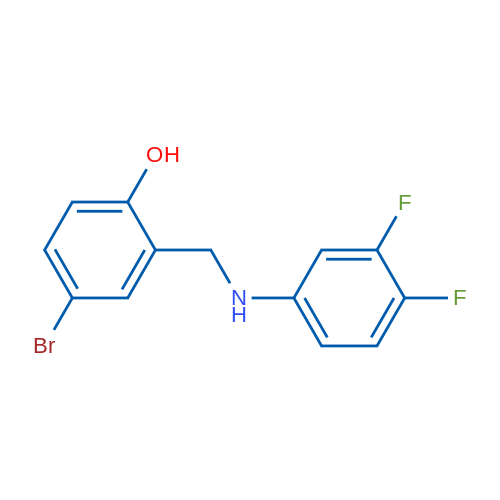 4-Bromo-2-{[(3,4-difluorophenyl)amino]methyl}phenol 1g