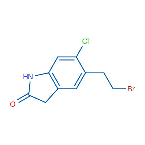 5-(2-Bromoethyl)-6-chloroindolin-2-one 250mg