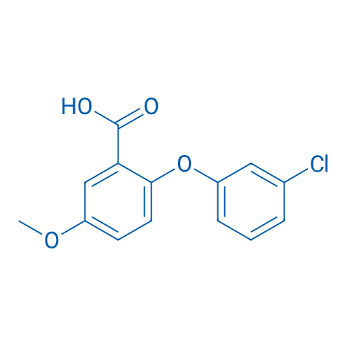 2-(3-Chlorophenoxy)-5-methoxybenzoic acid 1g