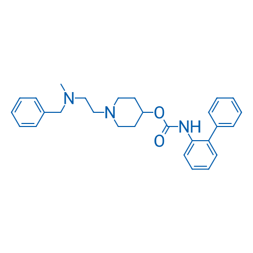 1-(2-(Benzyl(methyl)amino)ethyl)piperidin-4-yl [1,1'-biphenyl]-2-ylcarbamate 250mg