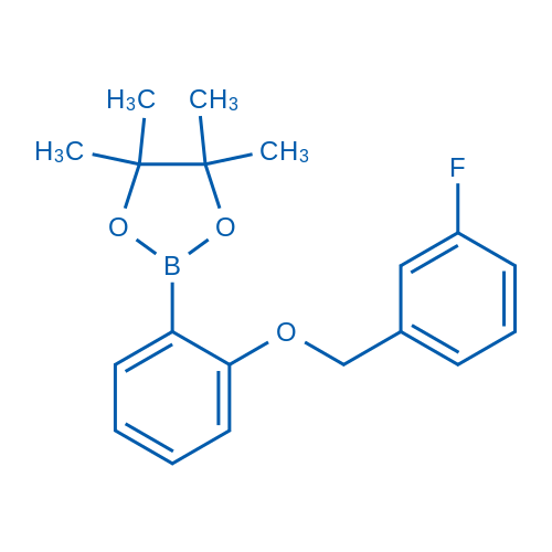 2-(2-((3-Fluorobenzyl)oxy)phenyl)-4,4,5,5-tetramethyl-1,3,2-dioxaborolane 250mg