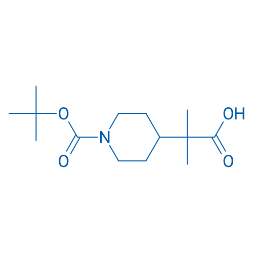 2-(1-(tert-Butoxycarbonyl)piperidin-4-yl)-2-methylpropanoic acid 100mg