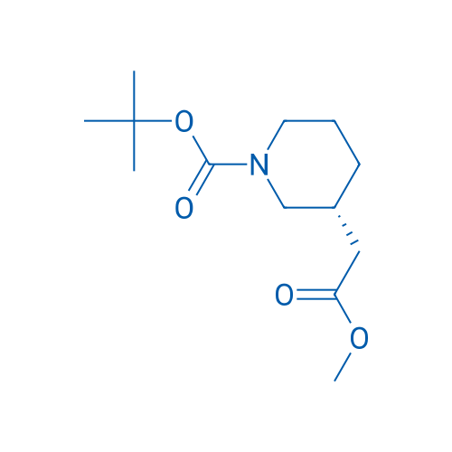 (R)-tert-Butyl 3-(2-methoxy-2-oxoethyl)piperidine-1-carboxylate 250mg