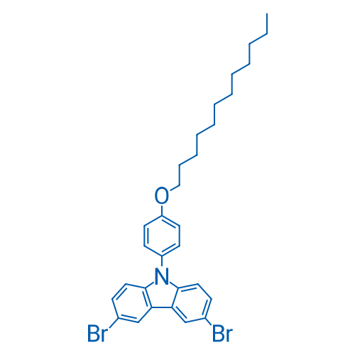 3,6-Dibromo-9-(4-dodecyloxyphenyl)-9H-carbazole 1g